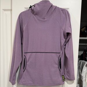 Melanzana Lilac Micro Grid Hoodie